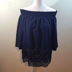 Women's Off Shoulders Short Sleeve Top